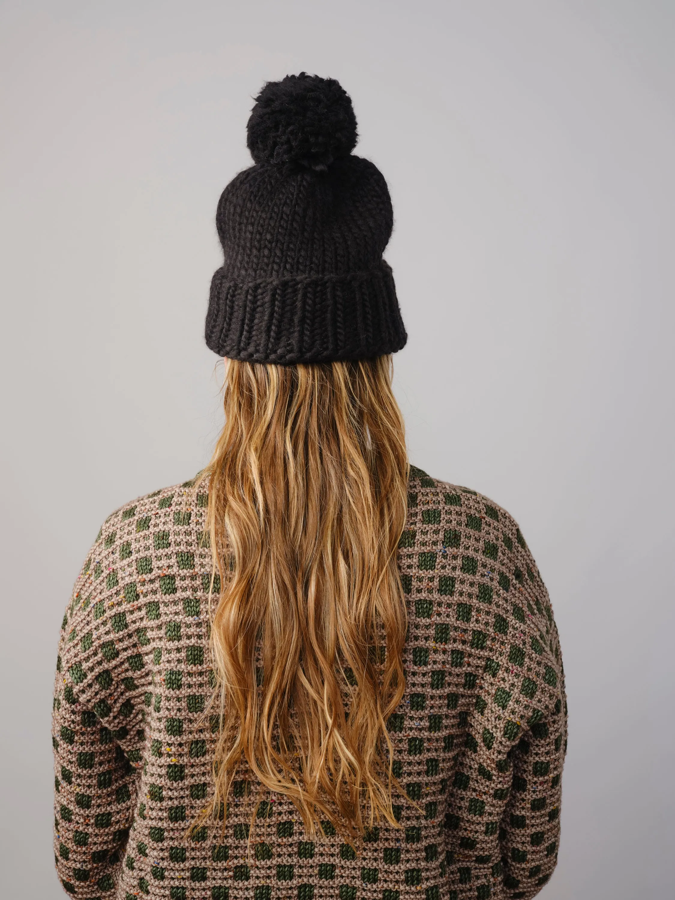 Marina Hand Knit Beanie - Obsidian sold by The Endery product image thumbnail 2