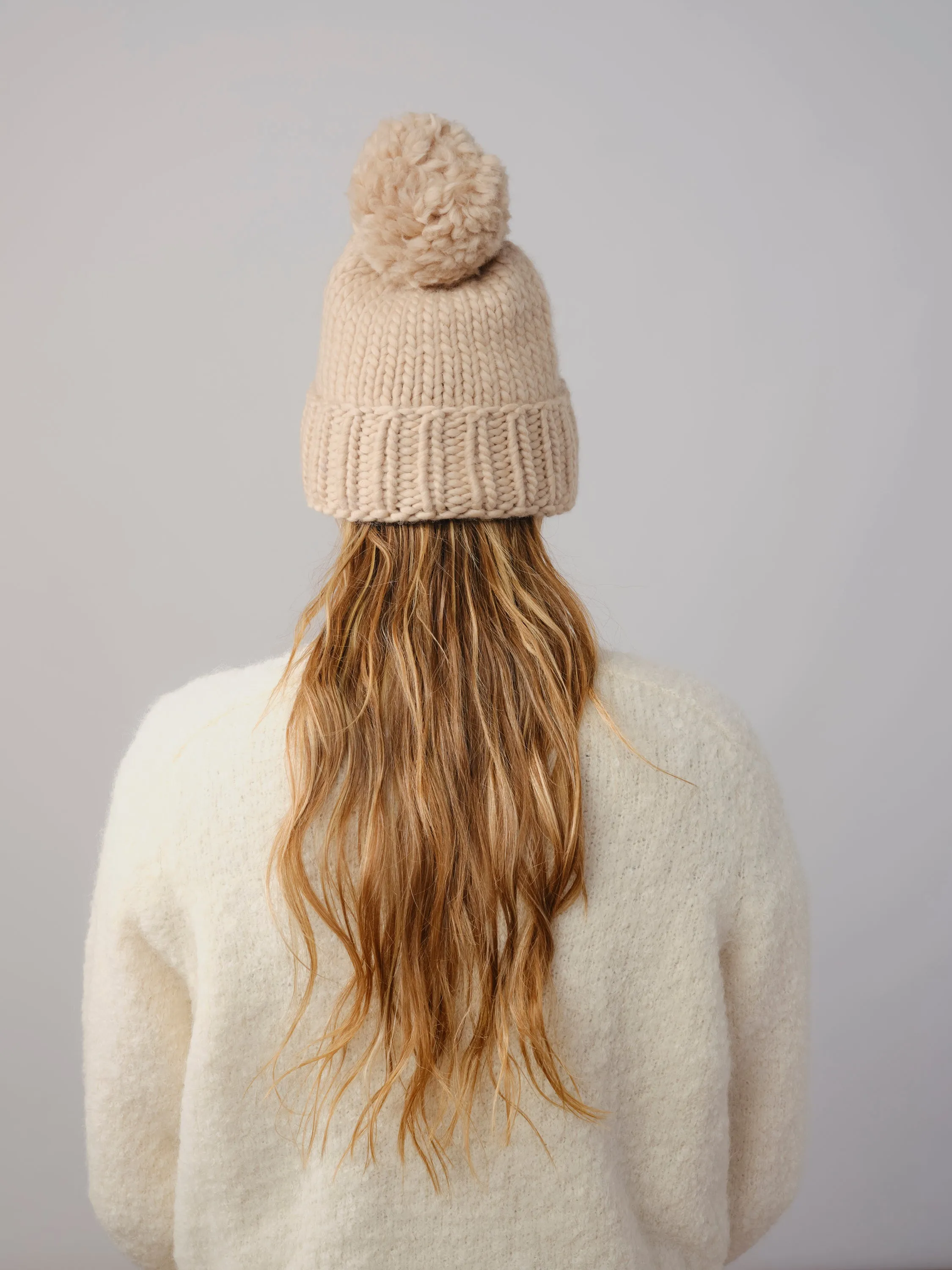 Marina Hand Knit Beanie - Jasper sold by The Endery product image thumbnail 2