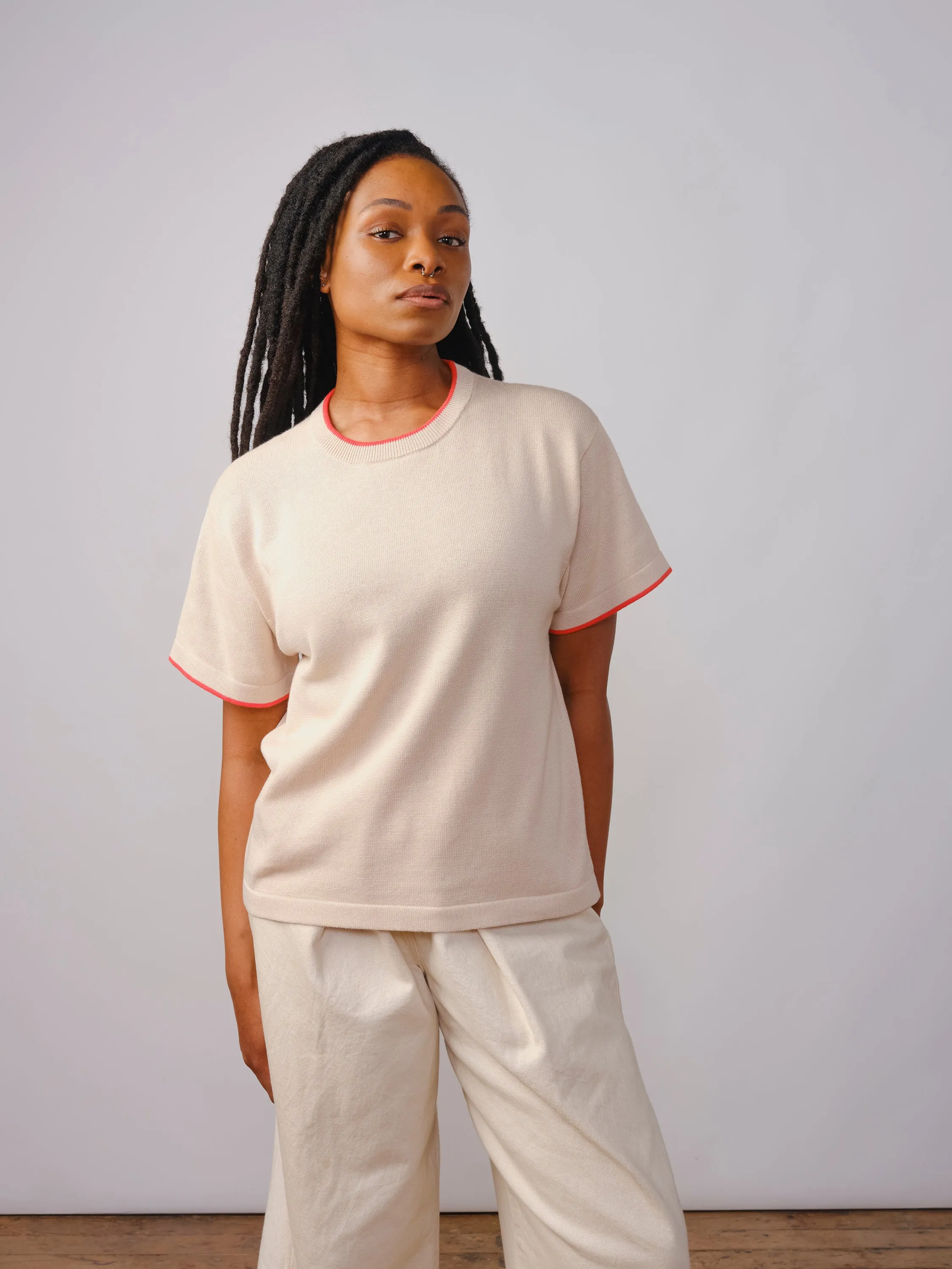 Classic Cotton Oversized Tee - Alstroemeria sold by The Endery product image thumbnail 4