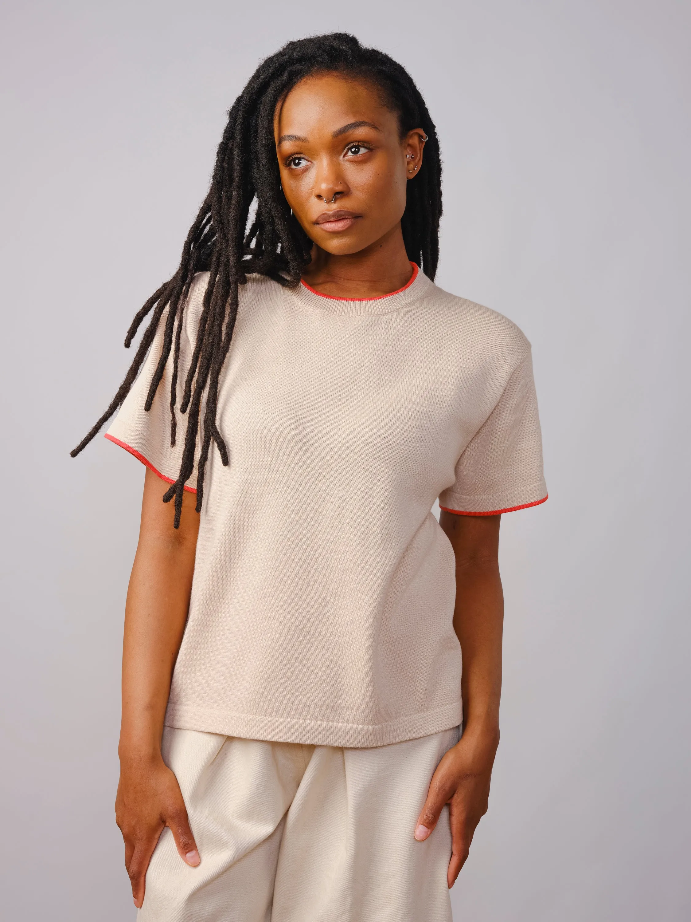 Classic Cotton Oversized Tee - Alstroemeria sold by The Endery