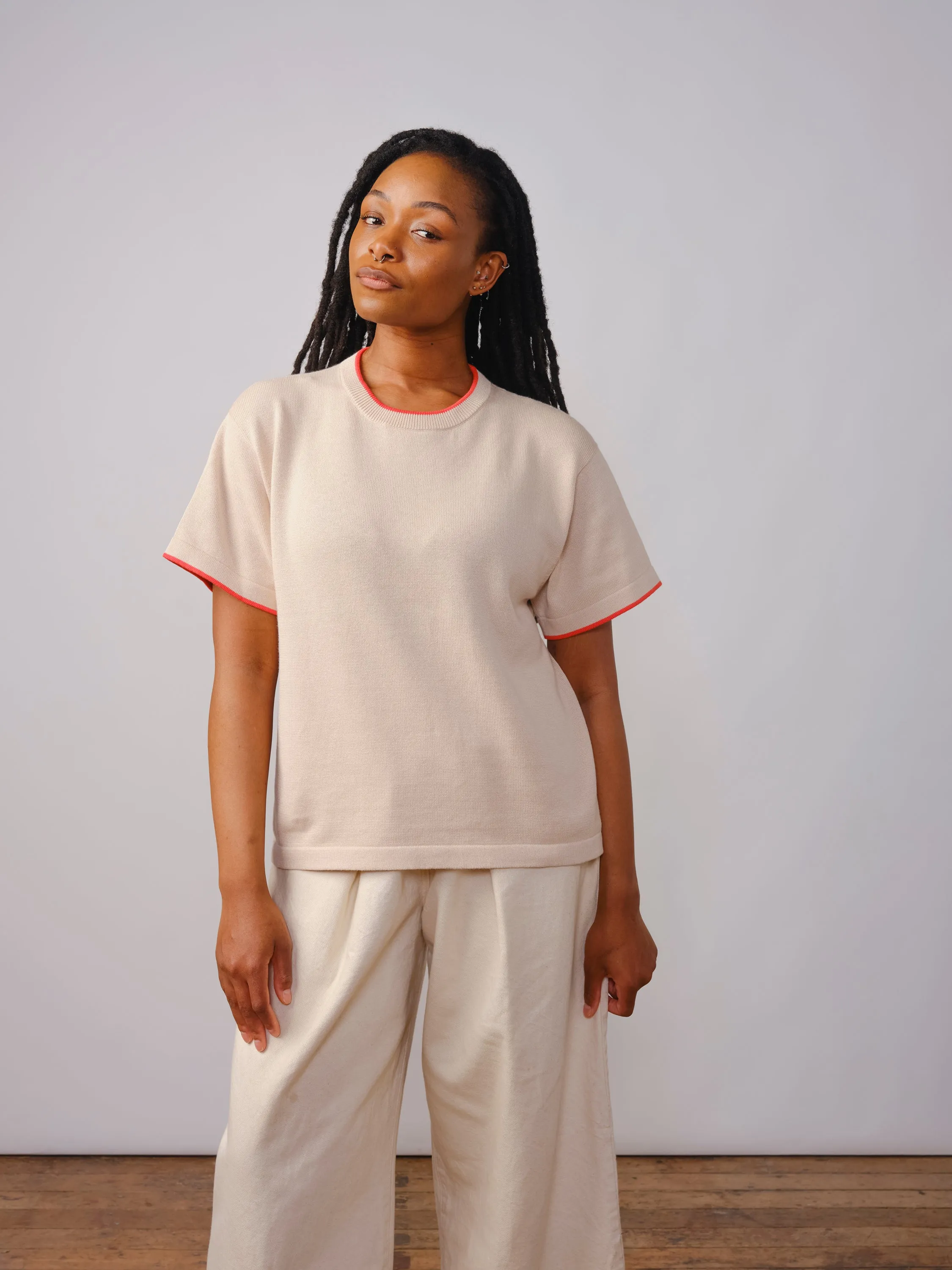 Classic Cotton Oversized Tee - Alstroemeria sold by The Endery product image thumbnail 3