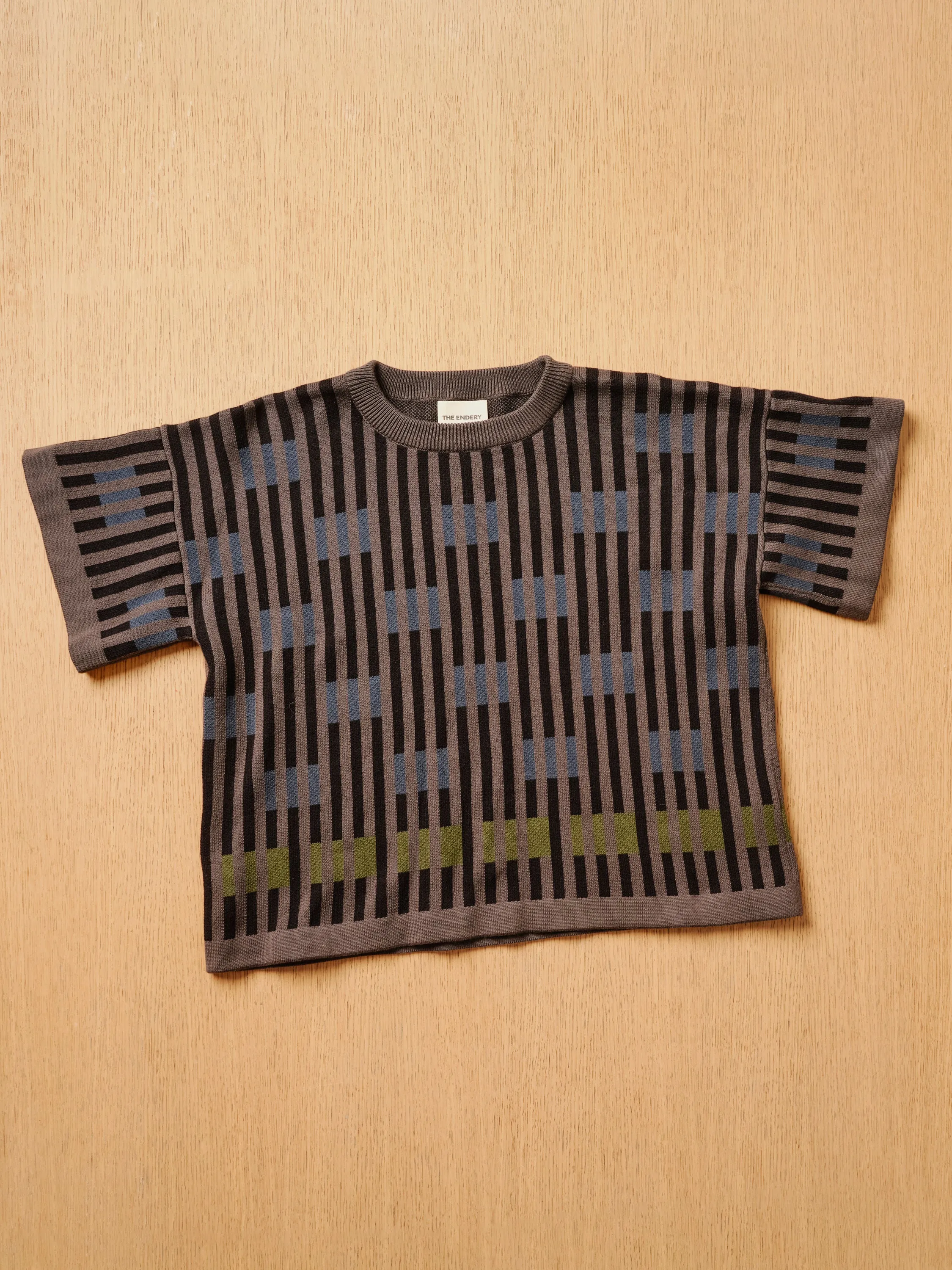 Bauhaus Short Sleeve Sweater Tee - Fluorite sold by The Endery product image thumbnail 5