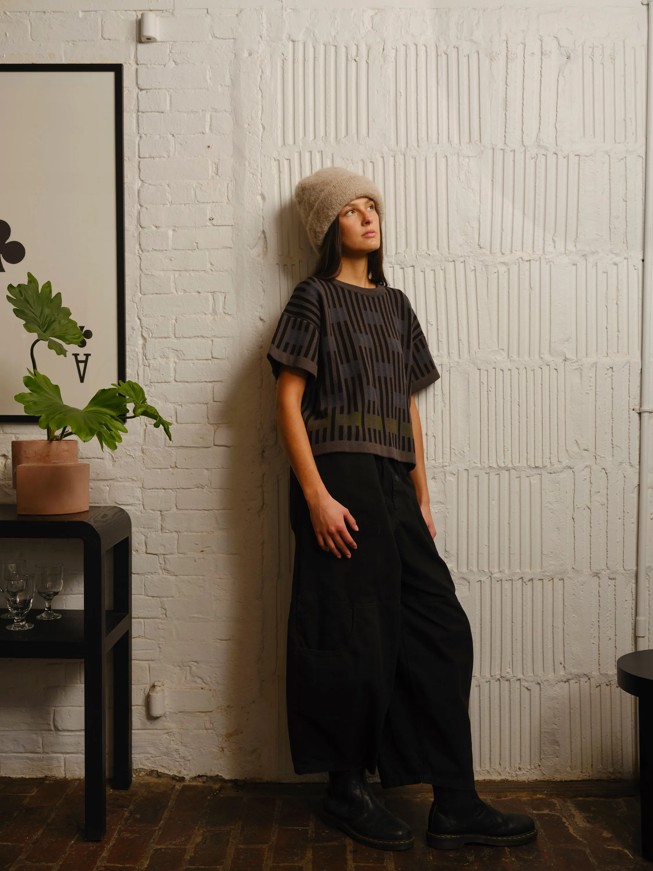 Bauhaus Short Sleeve Sweater Tee - Fluorite sold by The Endery product image thumbnail 4