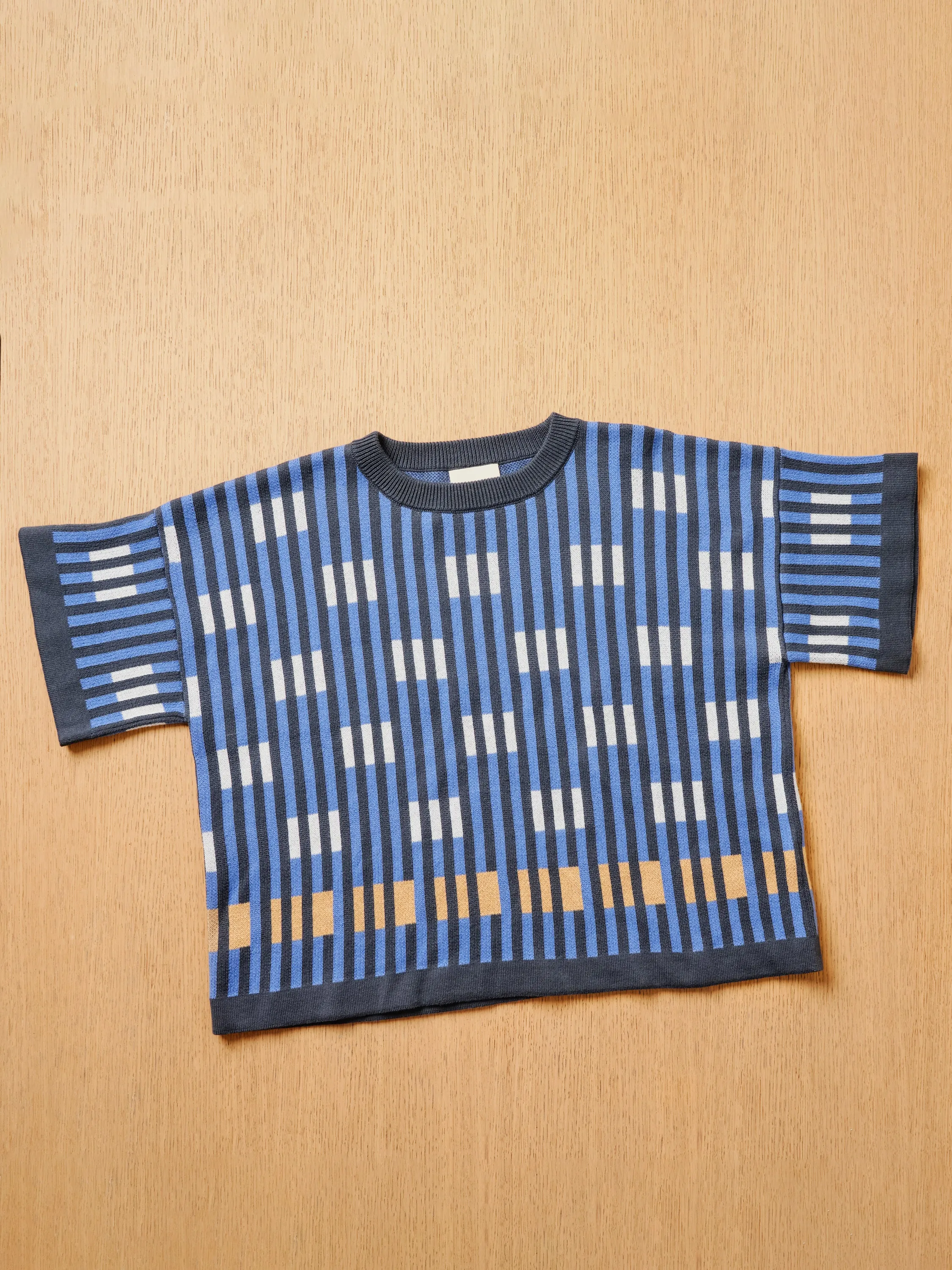 Bauhaus Short Sleeve Sweater Tee - Garnet sold by The Endery product image thumbnail 4