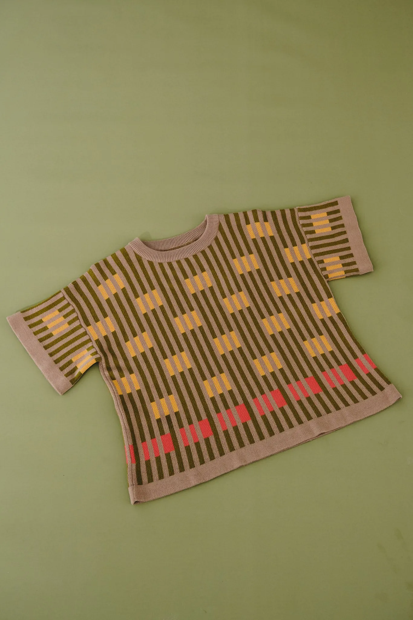 Bauhaus Short Sleeve Sweater Tee - Saturn sold by The Endery product image thumbnail 4