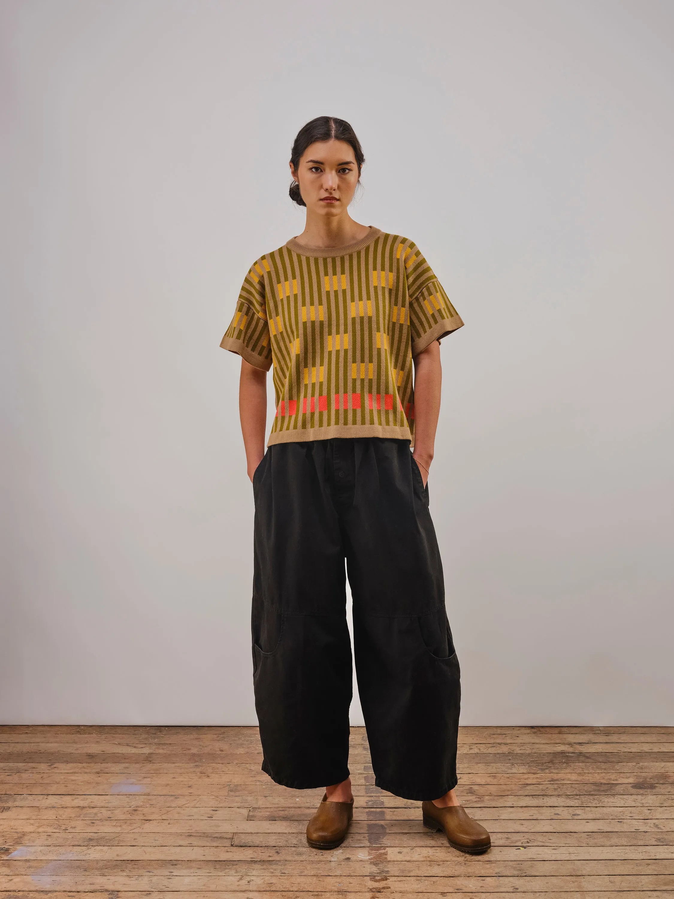 Bauhaus Short Sleeve Sweater Tee - Saturn sold by The Endery product image thumbnail 2