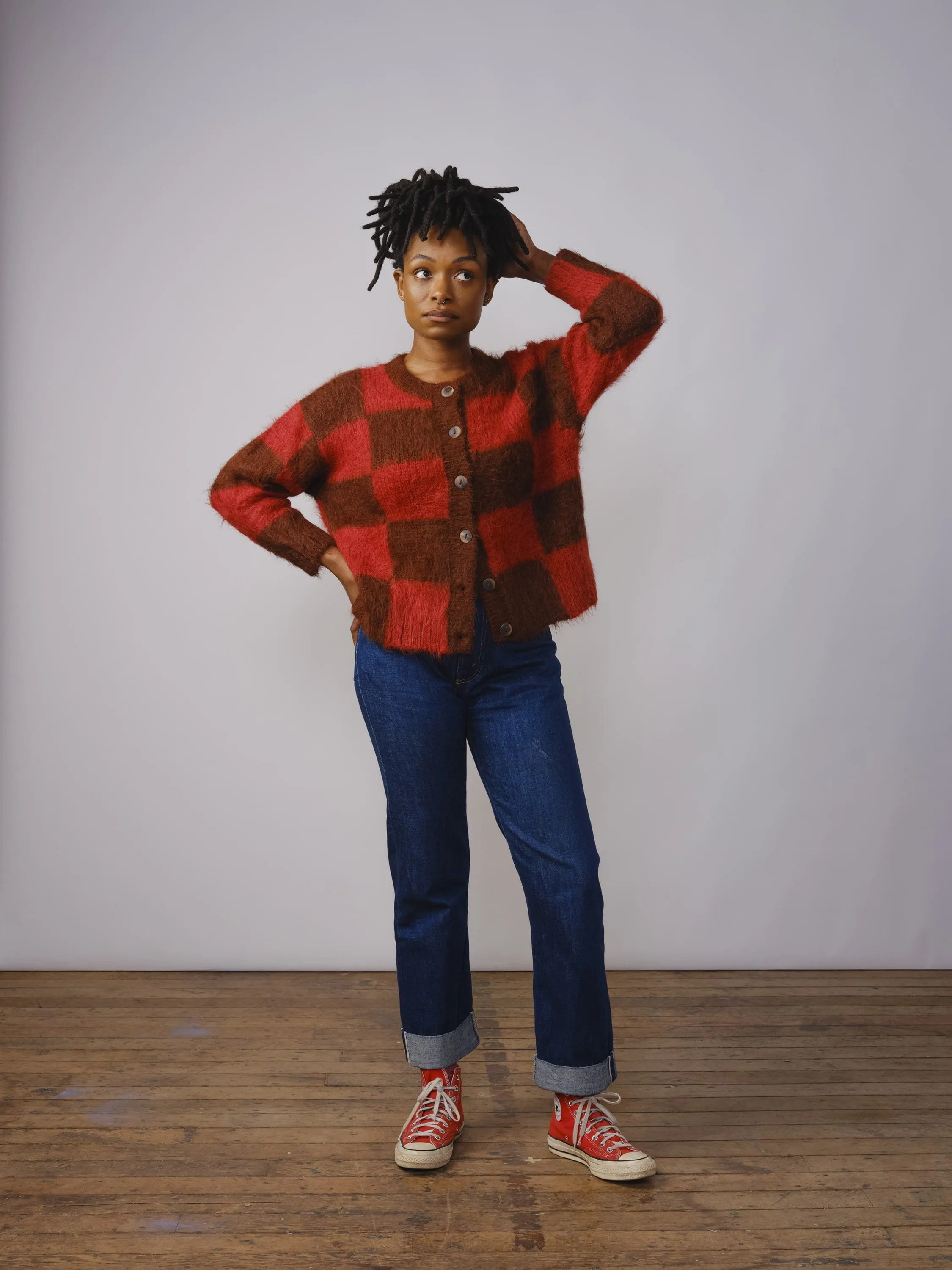 Louise Cardigan - Lapageria sold by The Endery