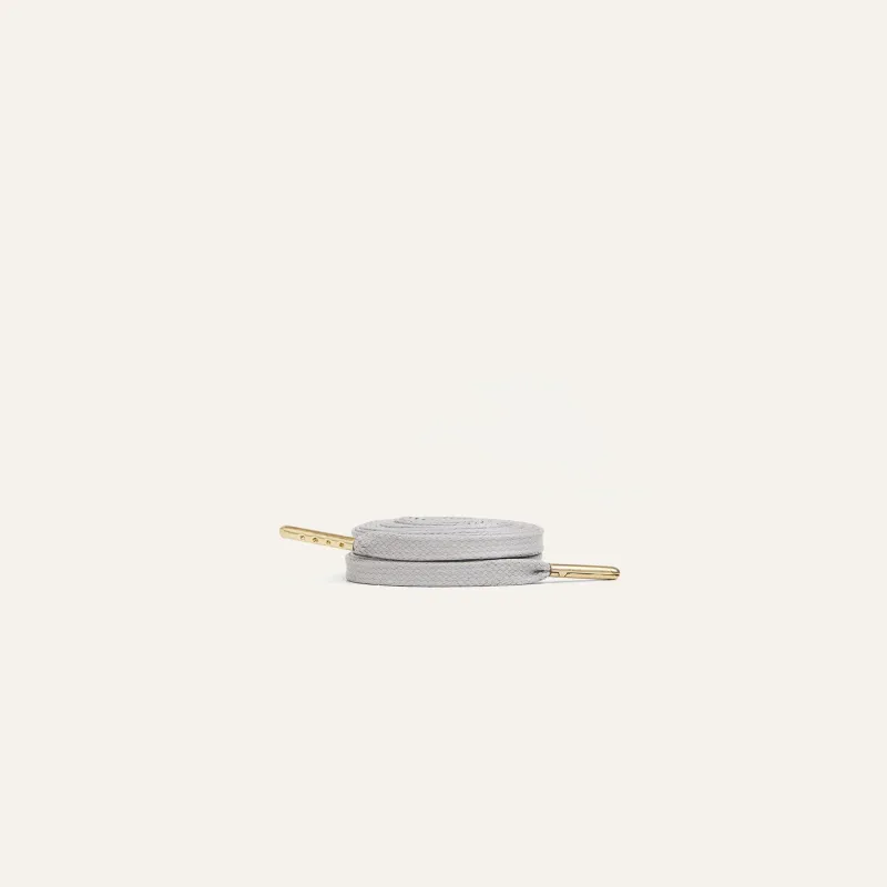Flat Laces Grey made by Mason Garments