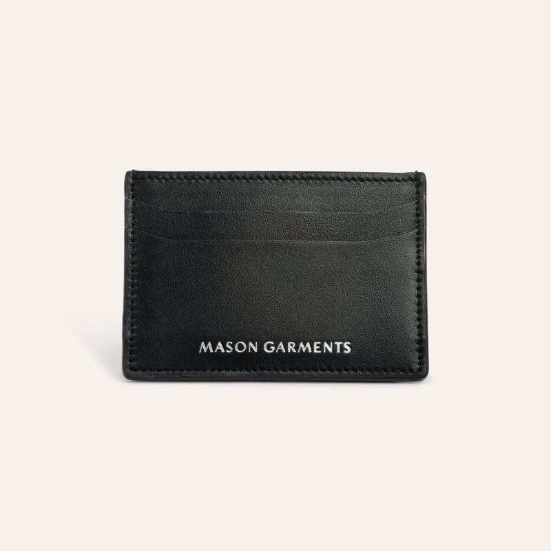 Card Holder Black made by Mason Garments