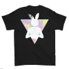 Rabbit Triangle Tee sold by Praying Rabbit