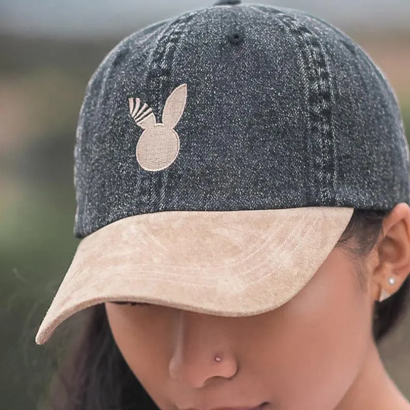 Denim & Suede Hat sold by Praying Rabbit