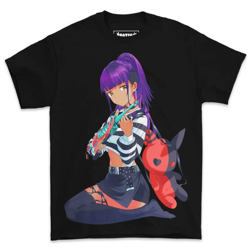 Sad Girl Anime TEE sold by Praying Rabbit