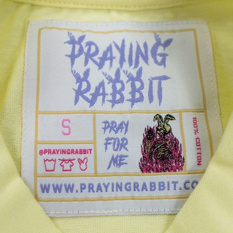 Pray For Me Tee (YELLOW) sold by Praying Rabbit product image thumbnail 2