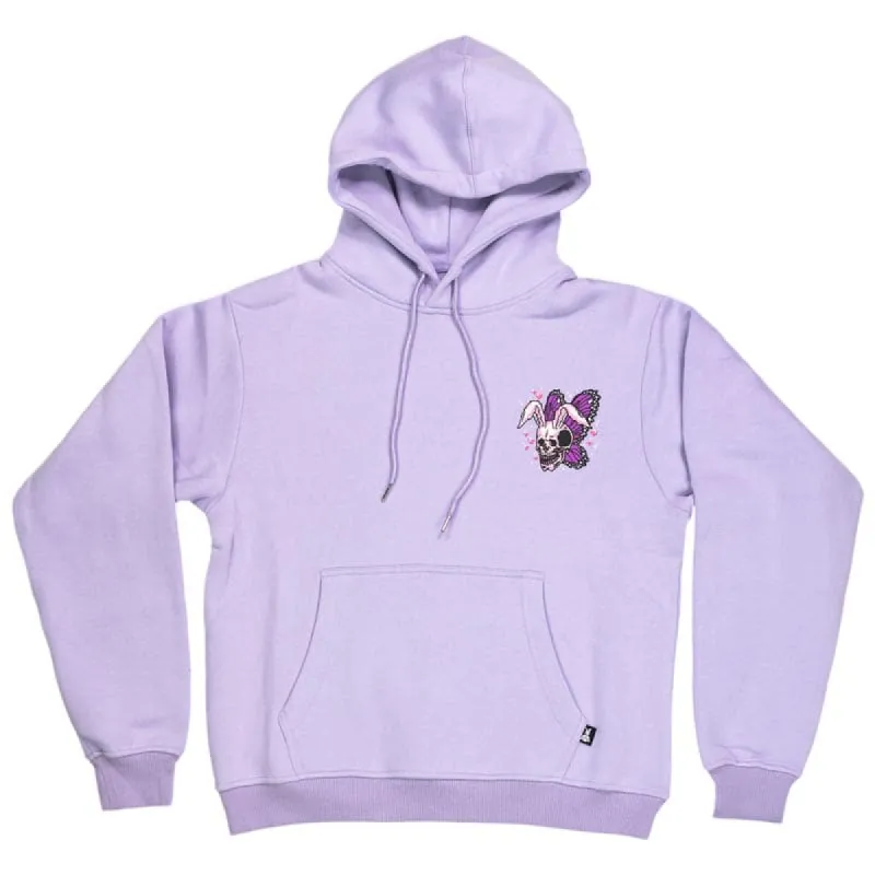 Praying Butterfly Lavender Hoodie sold by Praying Rabbit
