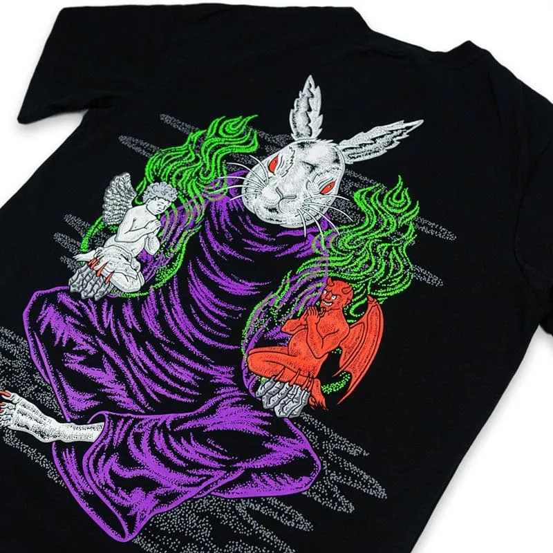 Duality Rabbit Tee (Front + Back Print) sold by Praying Rabbit product image thumbnail 4
