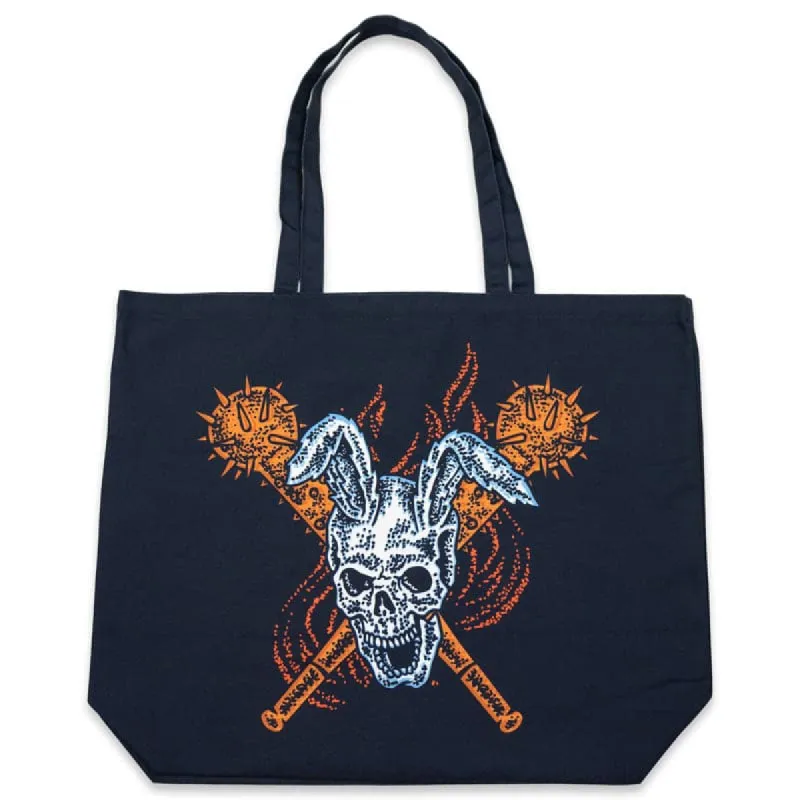 Terror Rabbit Jumbo Tote Bag sold by Praying Rabbit