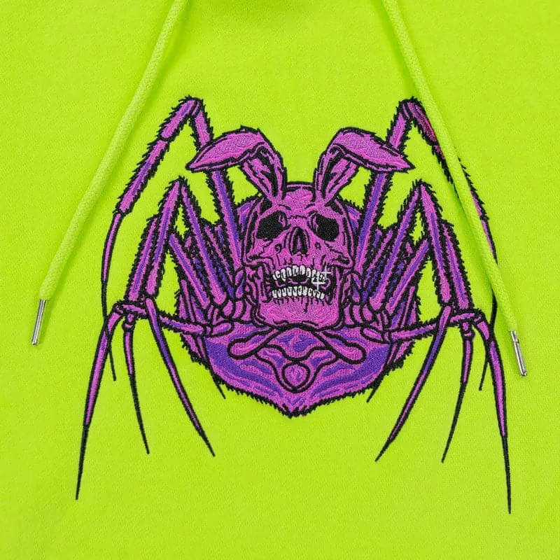 Embroidered Spider Rabbit Hoodie sold by Praying Rabbit product image thumbnail 2