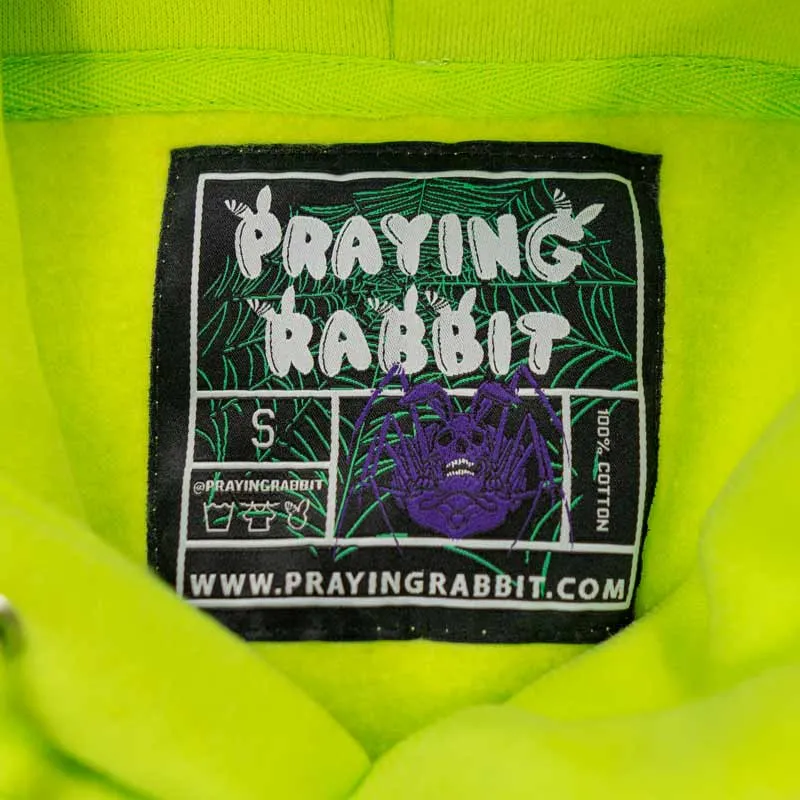 Embroidered Spider Rabbit Hoodie sold by Praying Rabbit product image thumbnail 3