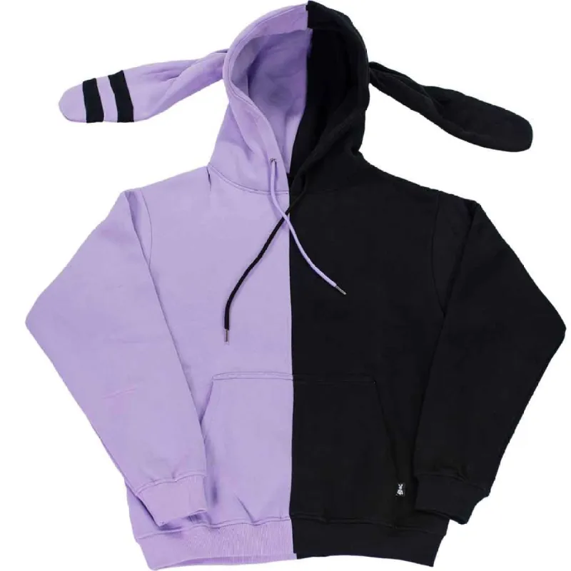 Bunny Hoodie (LAVENDER/BLACK) sold by Praying Rabbit