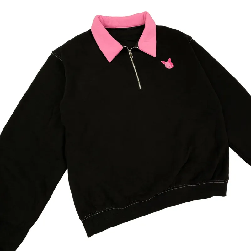 Rabbit Quarter-Zip sold by Praying Rabbit