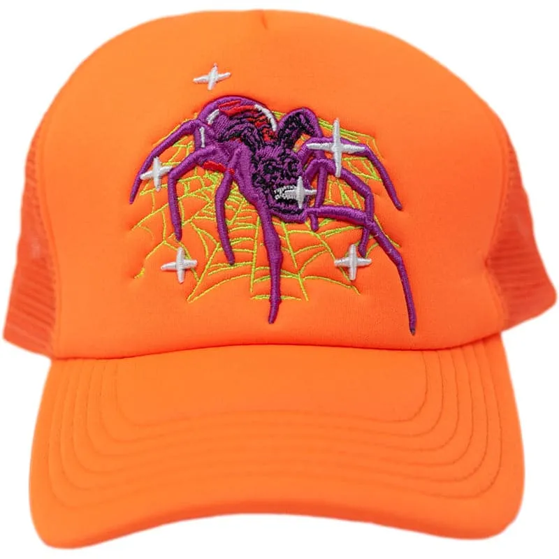Rabbit Spider Trucker Hat sold by Praying Rabbit