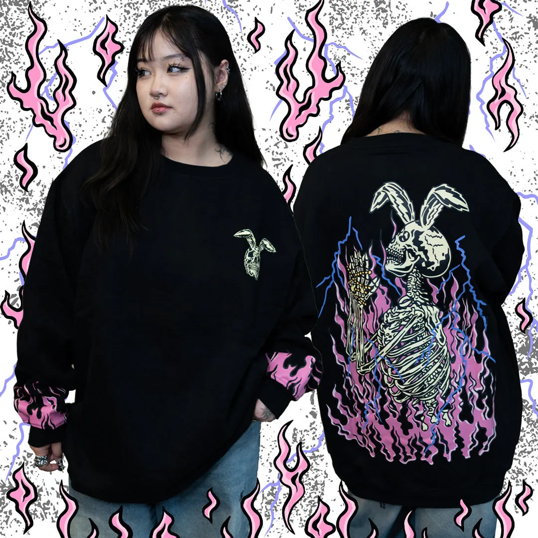 Pray For Me Crew Neck sold by Praying Rabbit product image thumbnail 4