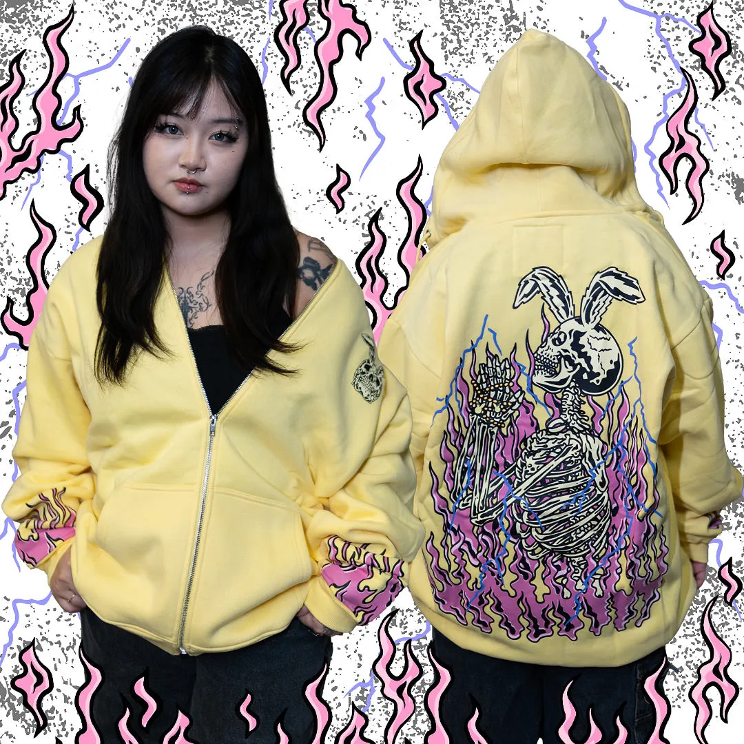 Pray For Me Hoodie Full Zip sold by Praying Rabbit product image thumbnail 5
