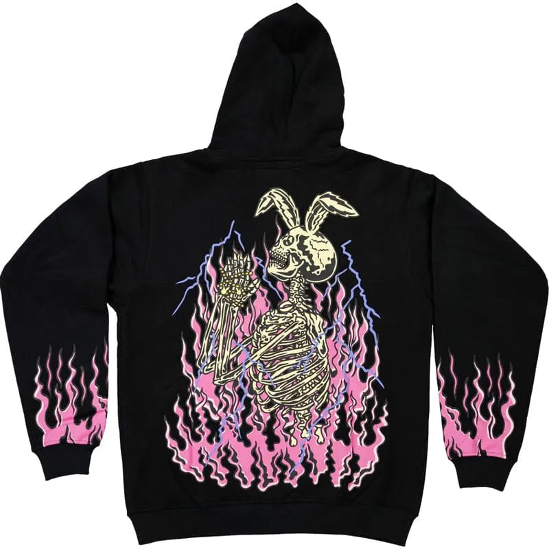 Pray For Me Hoodie Full Zip sold by Praying Rabbit product image thumbnail 2