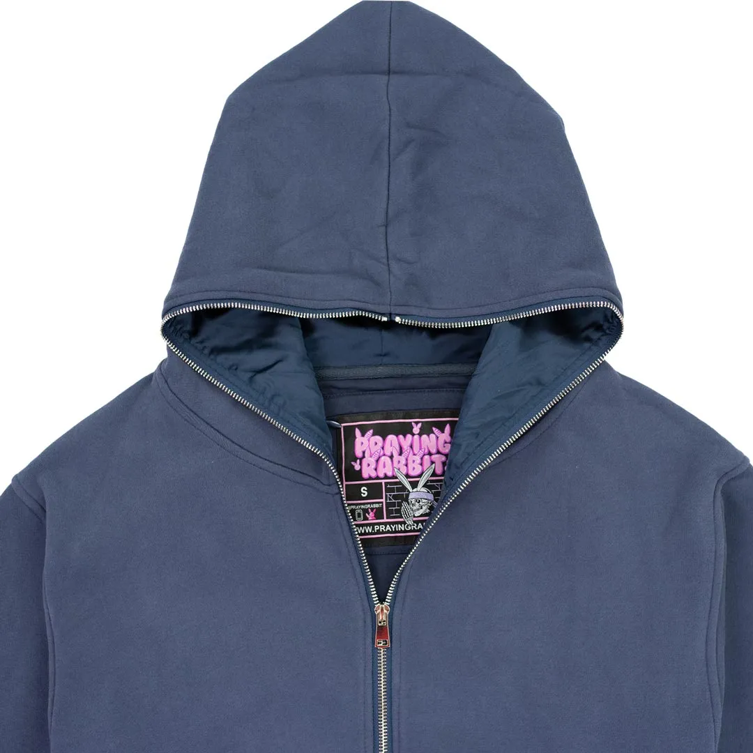 Hidden Pocket Hoodie - Navy Blue sold by Praying Rabbit product image thumbnail 5