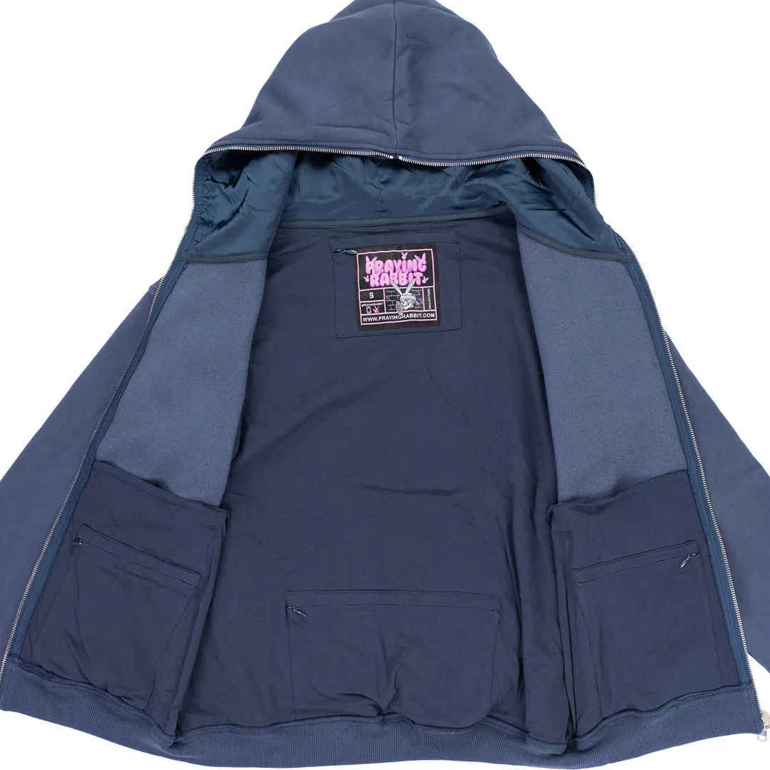 Hidden Pocket Hoodie - Navy Blue sold by Praying Rabbit product image thumbnail 2
