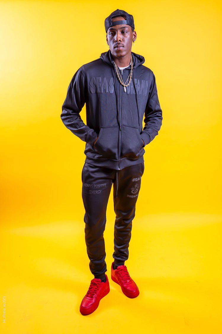 SeasDreams Black Ace ♠️Puff Print Zip Up (Exclusive) sold by Sea’s Dreams product image thumbnail 4