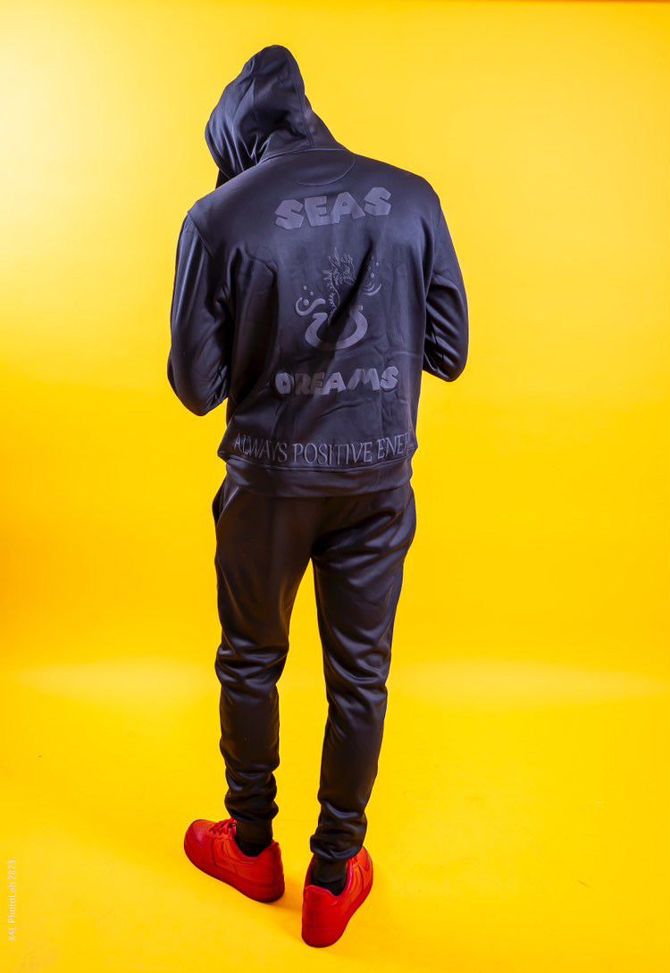 SeasDreams Black Ace ♠️Puff Print Zip Up (Exclusive) sold by Sea’s Dreams product image thumbnail 5