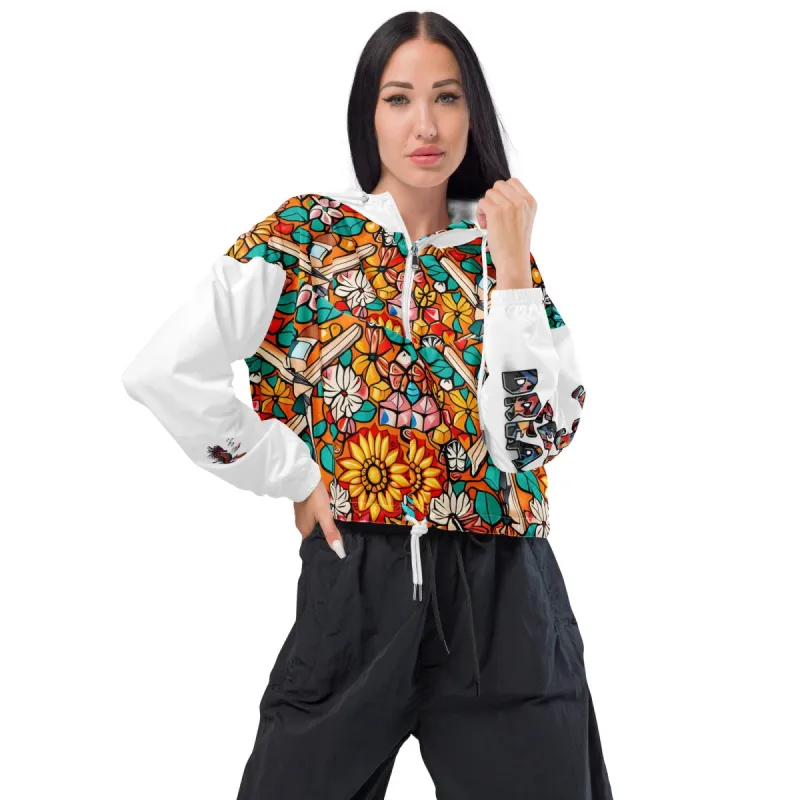 Seasdreams   Women’s cropped windbreaker (featured) sold by Sea’s Dreams