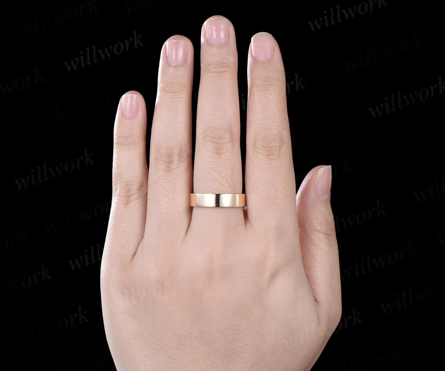 Celtic knot diamond mens wedding band solid 14 yellow gold Norse Viking Jewelry bridal anniversary ring gift for husband sold by Willwork Jewelry product image thumbnail 3