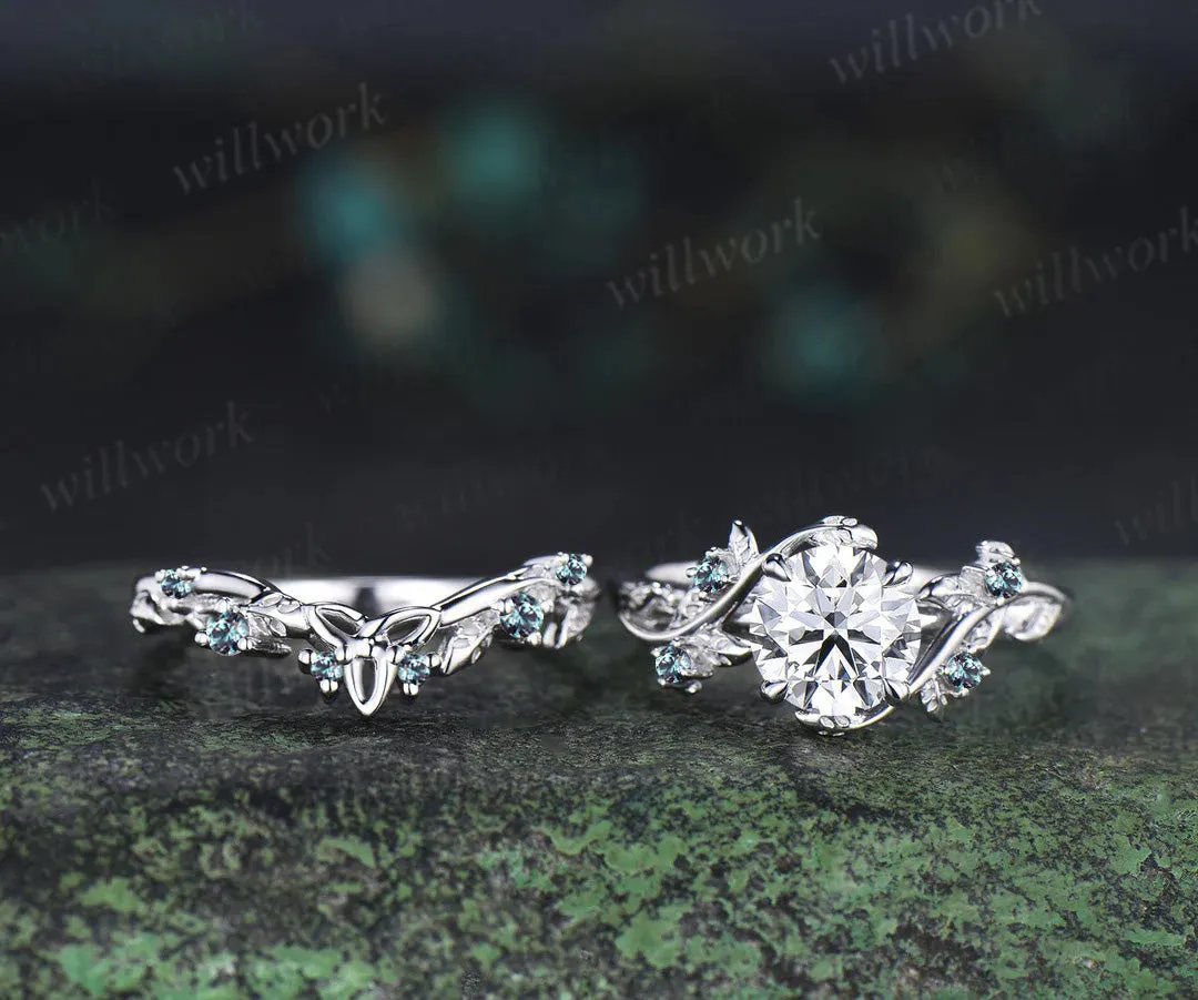 Custom order for Aven Cheney(2pc ring set, 10k white gold, ring size 9) sold by Willwork Jewelry