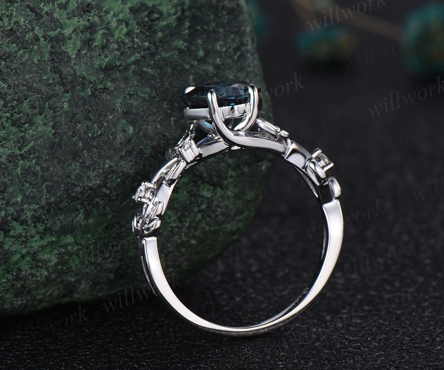 Payment plan order for Rodney Satchell(Princess cut alexandrite engagement ring, 10k yellow gold, ring size 8.5) sold by Willwork Jewelry product image thumbnail 2