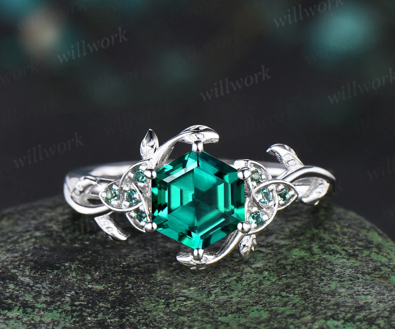 Custom order for Brandi Pechacek(2pc ring set ,925 sterling silver, ring size 10) sold by Willwork Jewelry