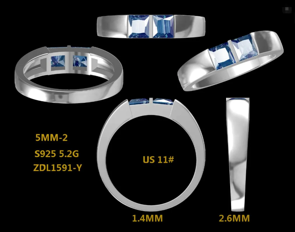 Custom order for Karl Benson(1pc wedding band, 925 sterling silver, ring size 11) made by Willwork Jewelry
