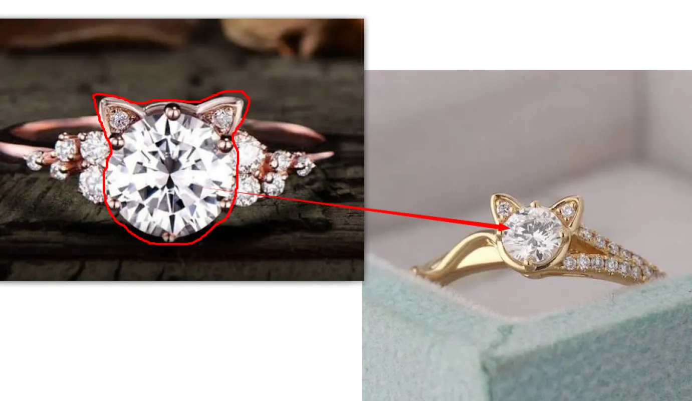 Custom Order for Tyler Sarri(1pc engagement ring, 925 sterling silver, ring size 7) made by Willwork Jewelry