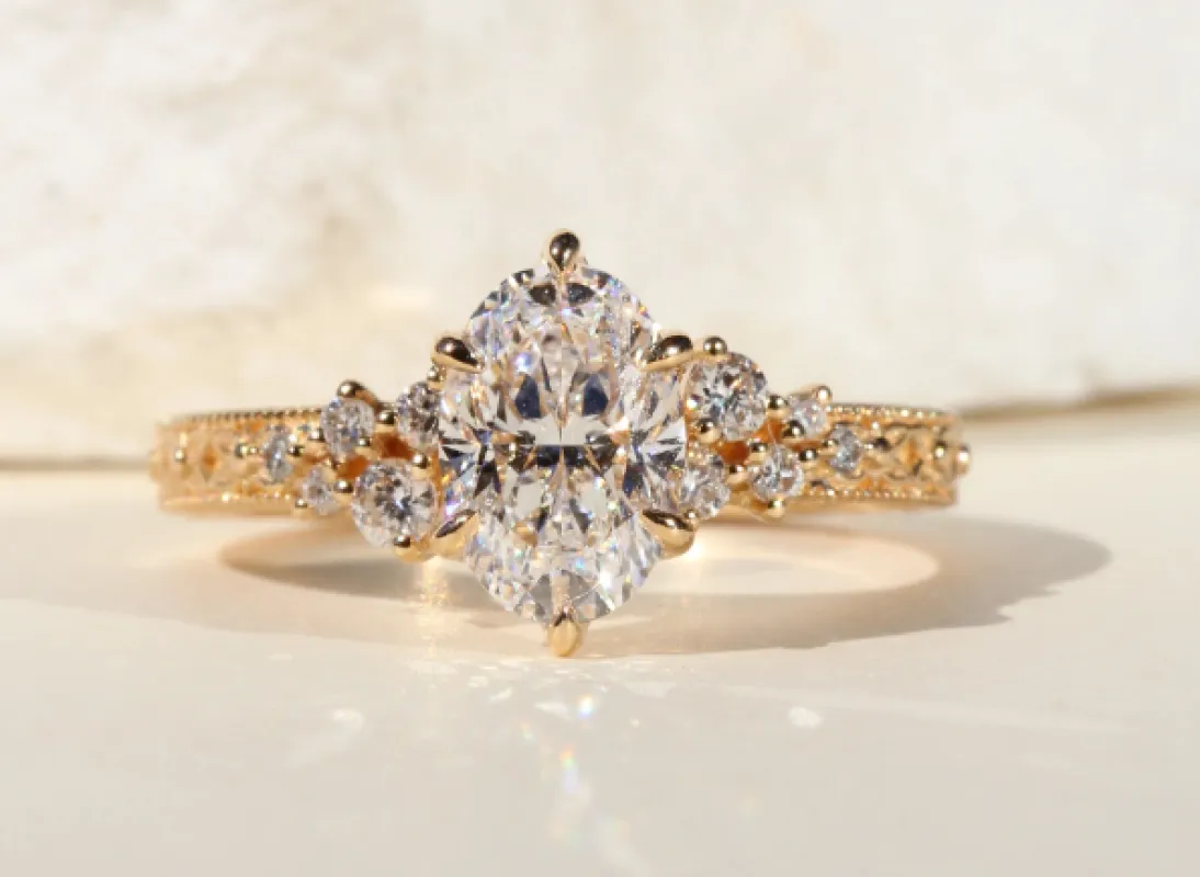 Custom order for Mackenzie Longpre(1pc engagement ring, 14k yellow gold, ring size 9) made by Willwork Jewelry