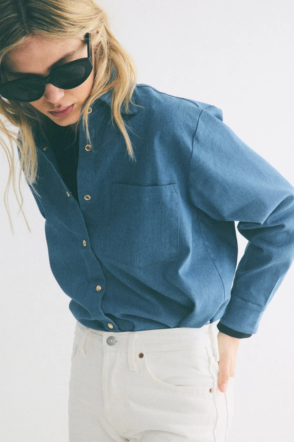 Chemise boy pressions denim sold by Martin Martin product image thumbnail 2