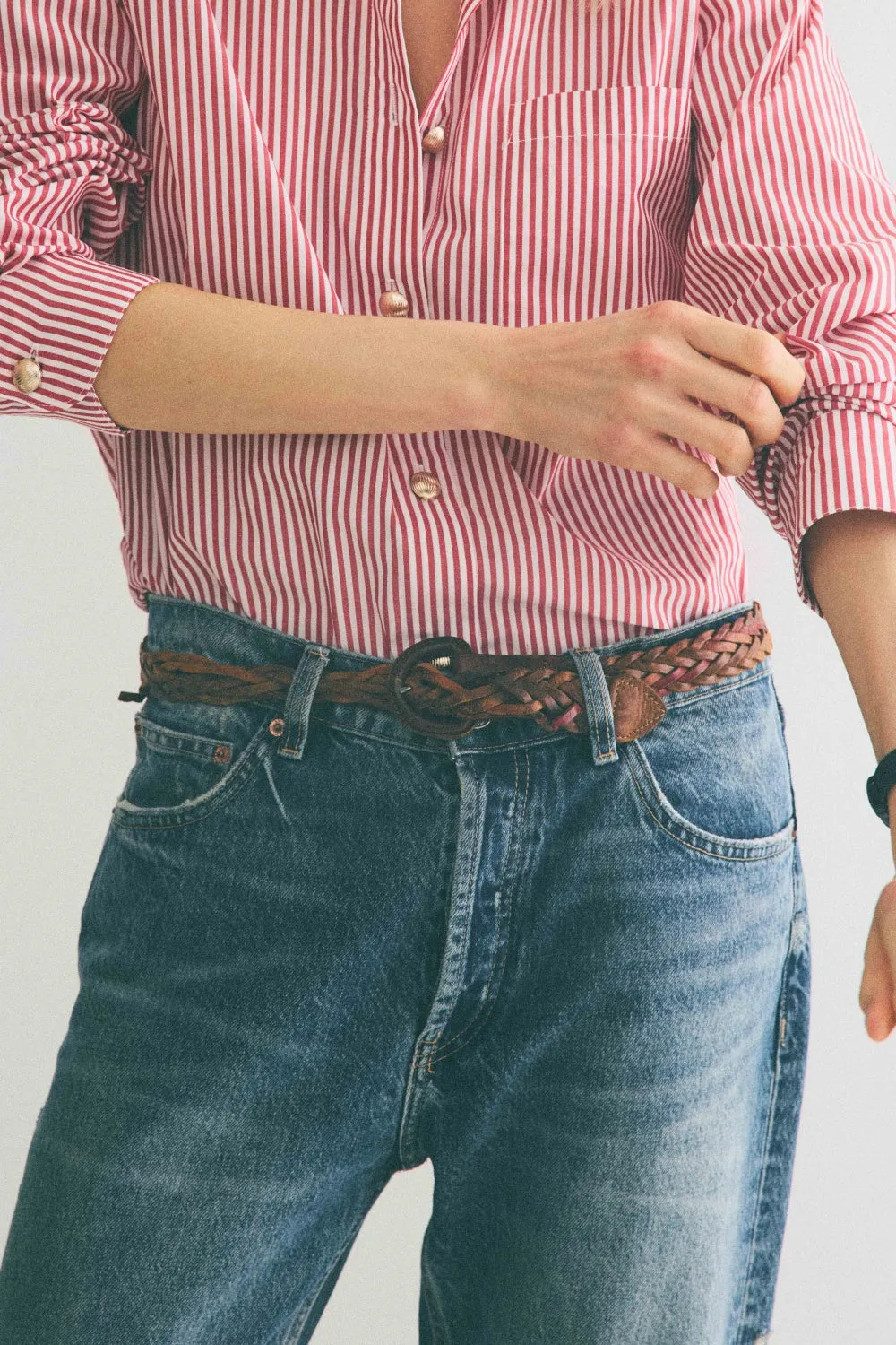 Chemise Boy rayures rouge / blanc sold by Martin Martin product image thumbnail 4