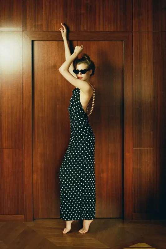 Robe Pamela pois made by Martin Martin