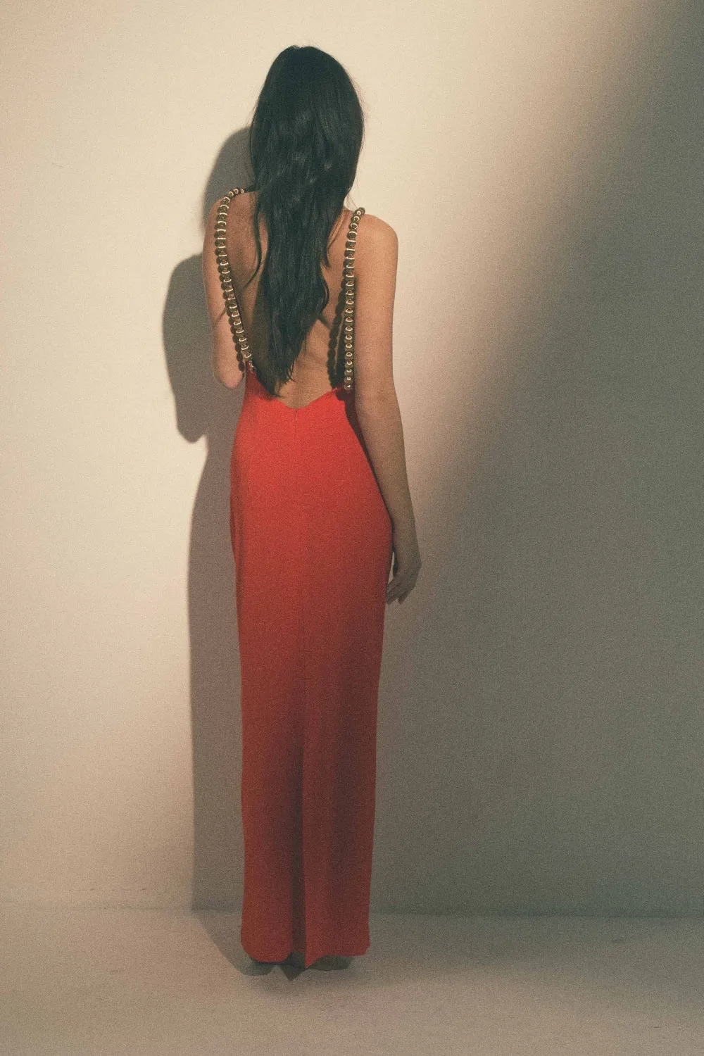 Robe Pamela rouge orangé sold by Martin Martin product image thumbnail 2