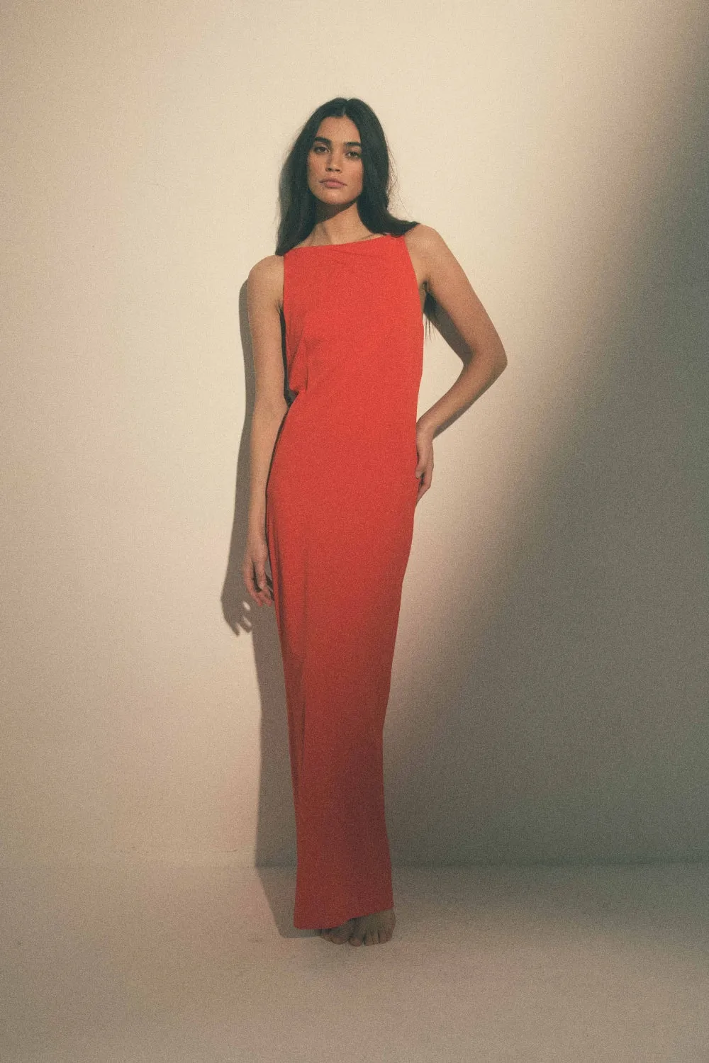 Robe Pamela rouge orangé sold by Martin Martin product image thumbnail 4