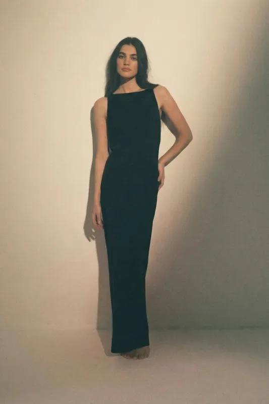 Robe Pamela noir made by Martin Martin