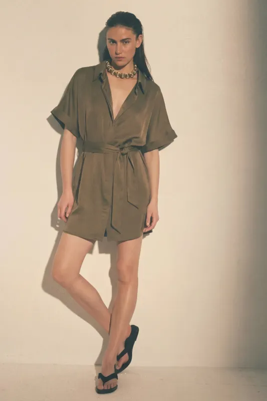 Robe mini-Constance cacao made by Martin Martin