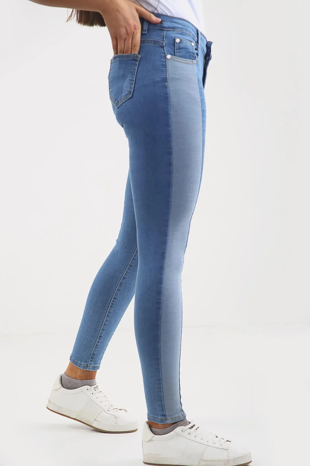 Blue High Waisted Jeans sold by Denimwise product image thumbnail 3
