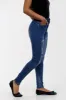 BLUE Diamante Ladies High waisted jeans sold by Denimwise