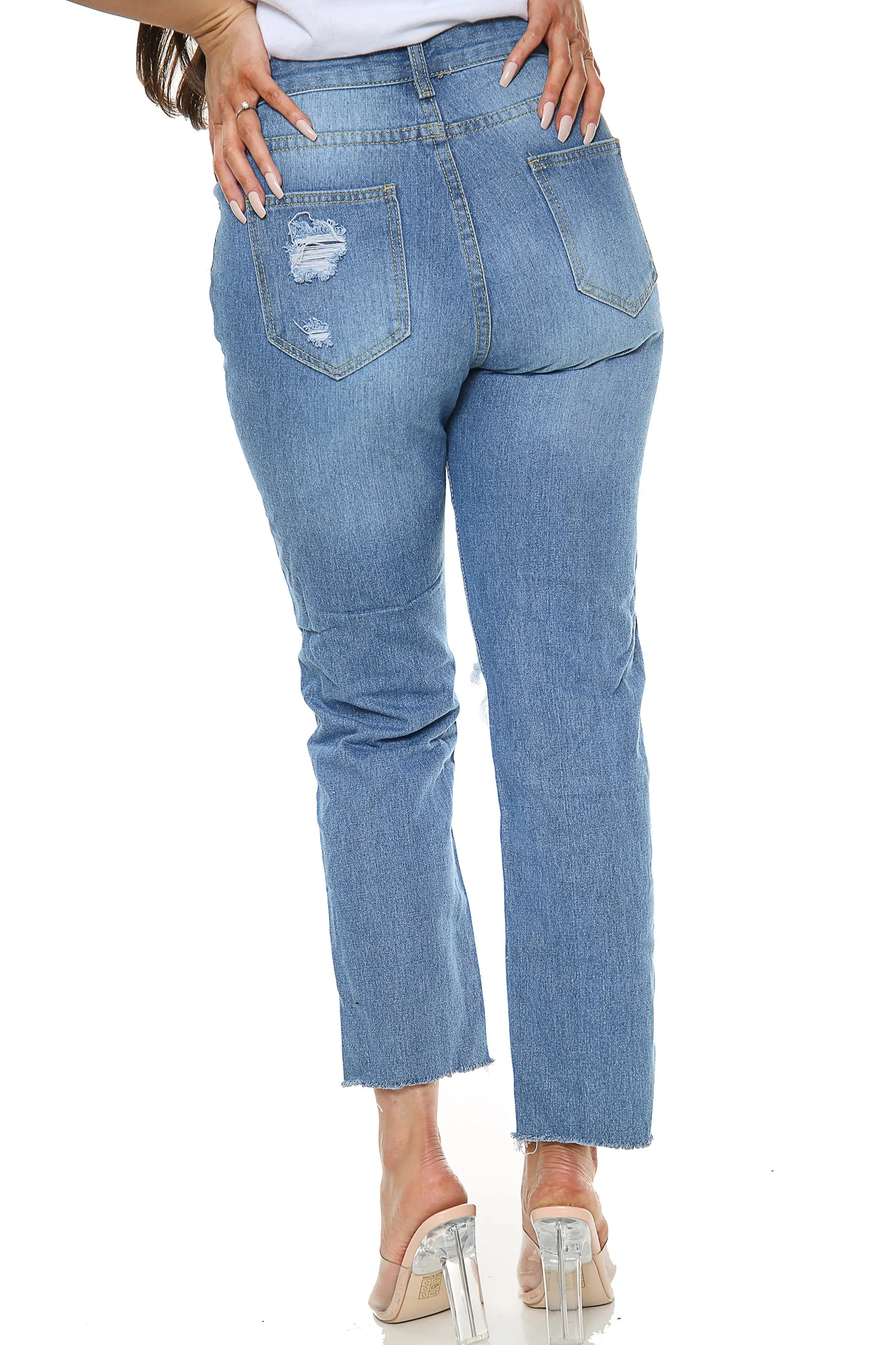 Blue Boyfriend Jeans sold by Denimwise product image thumbnail 4